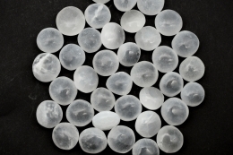 Selenit wei� Trommelsteine