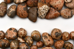 Leopardit (Onkolith) Trommelsteine