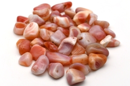 Aprikosenachat Trommelsteine