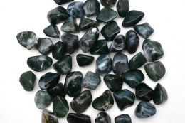 Moosachat Trommelsteine