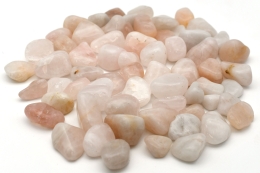 Rosenquarz Trommelsteine