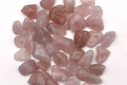 Rosenquarz Trommelsteine