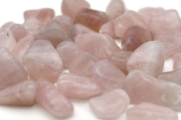 Rosenquarz Trommelsteine