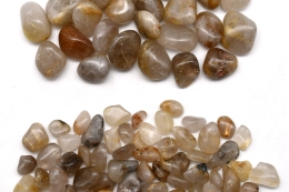 Rutilquarz Trommelsteine