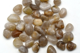 Rutilquarz Trommelsteine