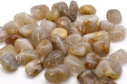 Rutilquarz Trommelsteine