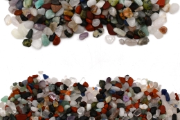 Crystal Konfetti - Trommelstein Mix natur