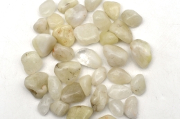 Schwefelquarz Trommelsteine