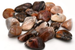 Jaspis bunt�Trommelsteine