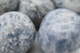 Calcite Blue Tumbled Stones Jumbo