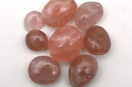 Rosenquarz Trommelsteine Jumbo