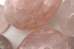 Rosenquarz Trommelsteine Jumbo