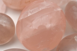 Rosenquarz Trommelsteine Jumbo